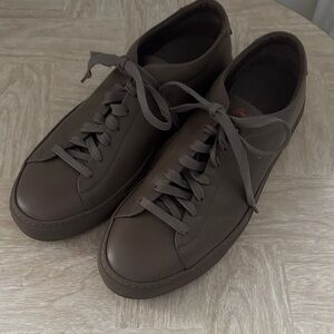 Men's Brown good man Leather Sneakers size 9